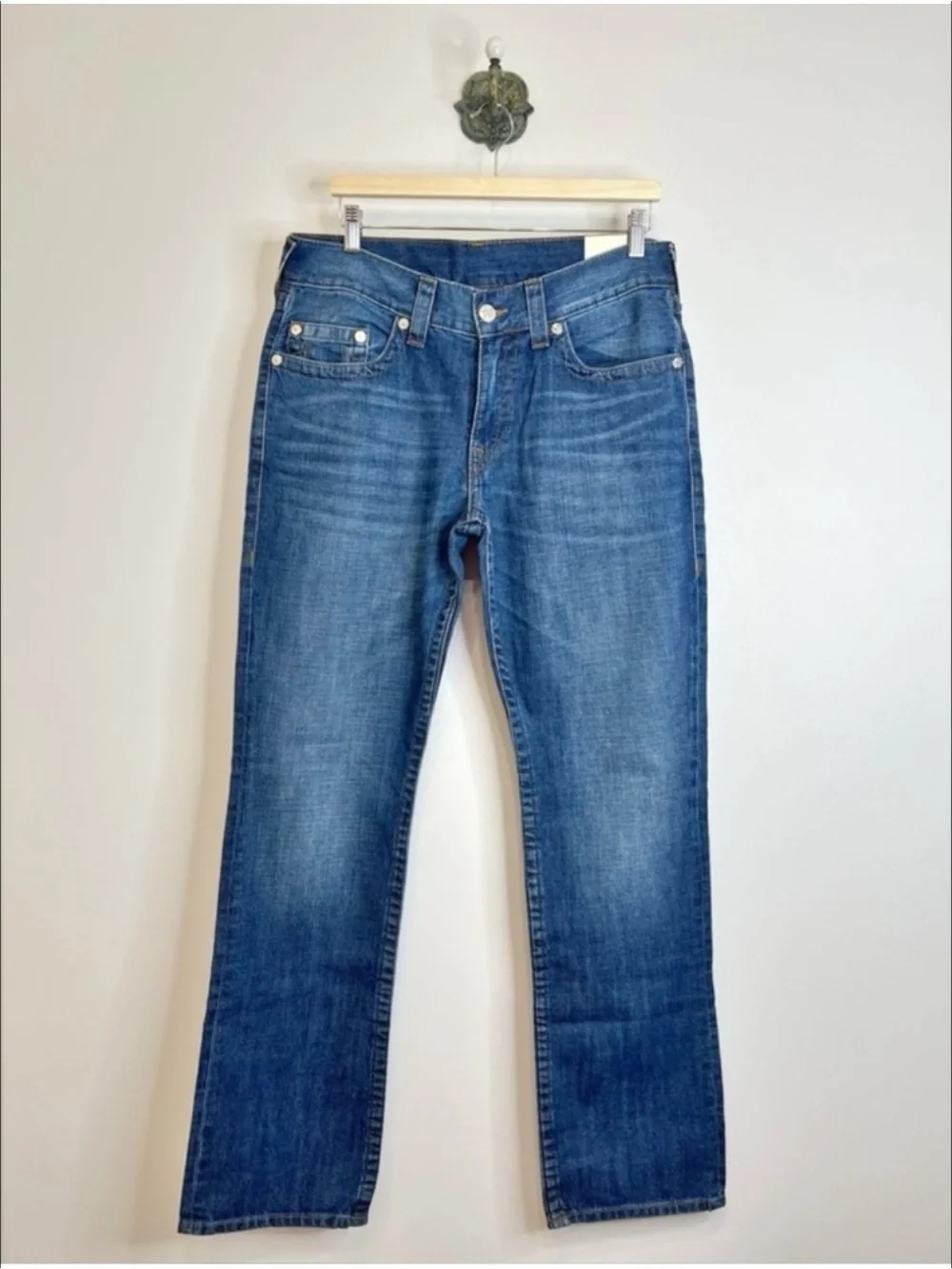 True Religion Straight Fit Jeans 101250 Ultra Indigo Men’s Size 33 x 34 NWT